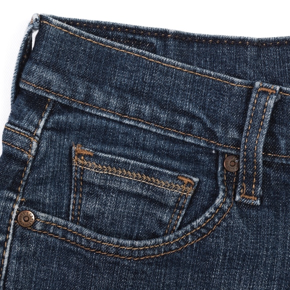 Levis 515 Jeans Boot Cut Mid Rise Dark Wash Cotton & 1% Stretch Women Sz 10M - Picture 4 of 8